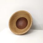 Mahogany and Oak Bowl by carpenter Brian Slater. Handmade by wood turning in Windermere.