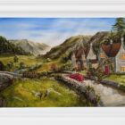 an original oil painting inspired by the Lake District by British artist Caroline Deighton