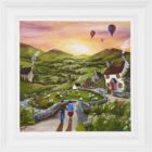 an original acrylic and oil painting by British artist Caroline Deighton inspired by The Lake District.
