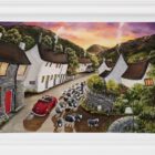 an original oil painting inspired by the Lake District by British artist Caroline Deighton
