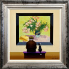Limited Edition Giclée Print on Canvas by Chris Chapman in the style of Vincent Van Earoff Blooms and Bandage inspired by Vincent Van Gogh's Orleanders