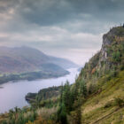Lake District Art Photographer Print by local artist Nathan Buckley. breaking light over thirlmere reservoir and raven crag