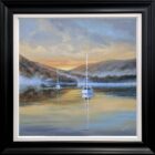 Lake District original oil painting by artist Ben Goymour of Windermere