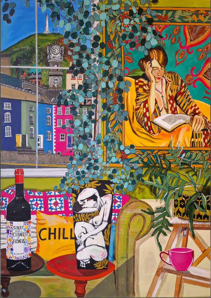 Chill by Donna Flowers Dorning An open edition Giclee Print by Donna Flowers Dorning