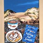 An original still life acrylic painting by Cumbria based artist Donna Flowers Dorning