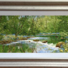 The Charm of Spring landscape oil painting framed