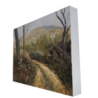Lake District art original oil painting by Jeff Sudders the mornings walk borrans lane ambleside near windermere