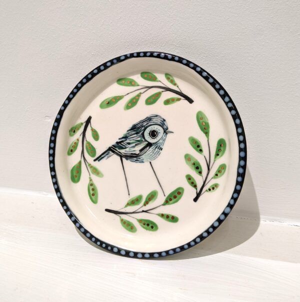 Small Bowl - Bird and Garland - SOLD