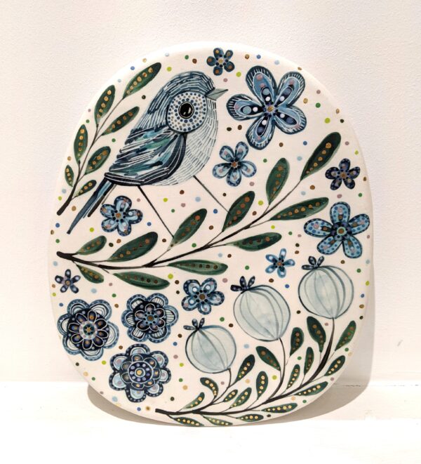 Bird and Flora Wall Hanging - SOLD