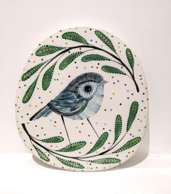 Bird and Garland Wall Hanging - SOLD