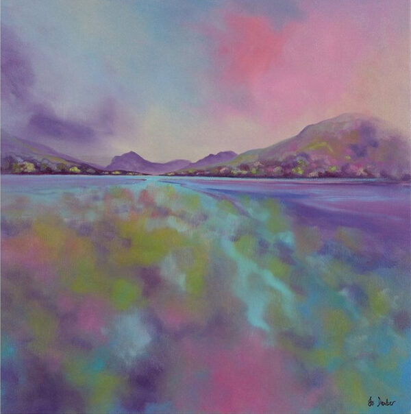 Print by Jo Dexter of Buttermere with Haystacks and Fleetwith Pike