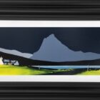 lake district art original acrylic painting by artist jay nottingham Fleetwith pike buttermere in bold contemporary style