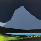 lake district art original acrylic painting by artist jay nottingham Fleetwith pike buttermere in bold contemporary style