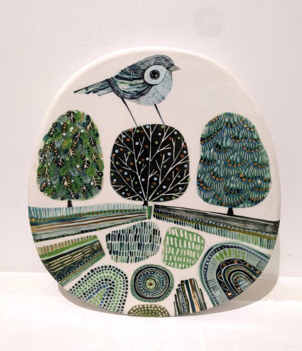 Bird and Landscape Wall Hanging - SOLD