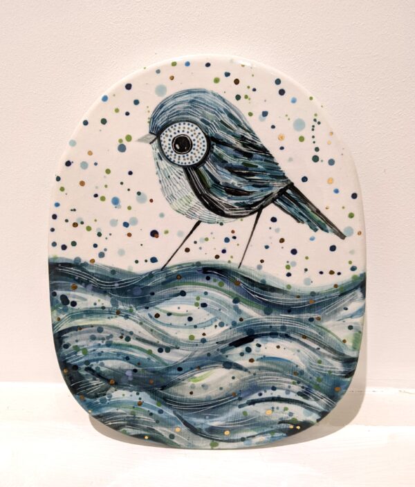 Bird with Wave Wall Hanging - SOLD