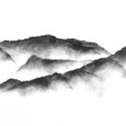 original charcoal art by lake district artist Daniel cooper. Solitude Act 274 skiddaws from bassenthwaite lake - dramatic mountain silhouettes