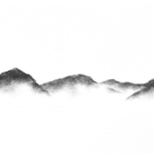 original charcoal art by lake district artist Daniel cooper. Solitude Act 276 catbells and causey pike from derwentwater - dramatic mountain silhouettes