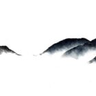 original pyrography charcoal and mixed media painting by lake district artist Daniel cooper featuring Helm Crag Seat Sandal and Great Rigg from Grasmere Cumbria