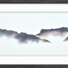 original pyrography charcoal and mixed media painting by lake district artist Daniel cooper featuring Beda Fell and Place Fell near Ullswater Cumbria