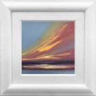 lake district art original acrylic painting by award winning artist jonathan shaw featuring sweeping skies in twilight sunset colours