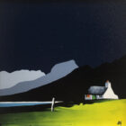 lake district art original acrylic painting by artist jay nottingham elterwater langdale in bold contemporary style with contrasting colours