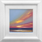 lake district art original acrylic painting by award winning artist jonathan shaw featuring sweeping skies in twilight sunset colours