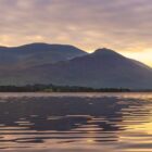 lake district art photography by Jon Allison A view across Bassenthwaite Lake at dawn towards the Skiddaw range north of Keswick.