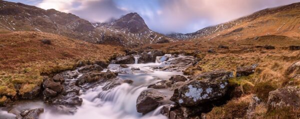 Print by Lake District Photographer Nathan Buckley Ebbs and Flows Fairfield near Windermere and Ambleside