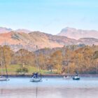 lake district art photography by Jon Allison. First Light at Windermere Capturing (from left to right) Cold Pike Pike O' Blisco Crinkle Crags Bowfell and Lingmoor