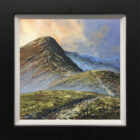 Lake District art original oil painting by Ben Goymour. Catbells the popular summit overlooking Derwentwater near Keswick