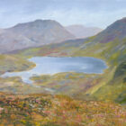 Lake District art print Stickle Tarn by Jeff Sudders of this beautiful place in autumn colour at Langdale near Pavey Ark and High Raise.
