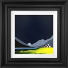 lake district art original acrylic painting by artist jay nottingham Wastwater featuring Yewbarrow Great gable and scafell in bold contemporary style
