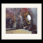 Lake District art by Libby Edmondson. Limited edition print of Cathedral Cave iii - the iconic caves near the langdales and ambleside