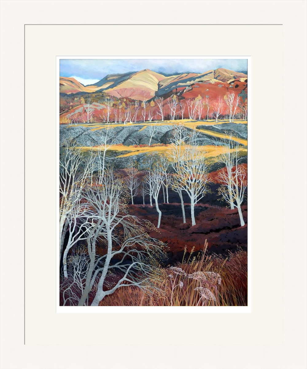 Lake District art by Libby Edmondson. Hodge Close II print. Near to the Quarry in Tilberthwaite between coniston and langdale