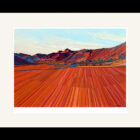 Lake District art by Libby Edmondson. Limited edition print of Poetic Fields featuring the Langdale Pikes in bright autumn colours