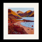 Art print by Lake District artist Libby Edmondson of Wasdale Head 2009 featuring wastwater yewbarrow great gable and the slopes to scafell