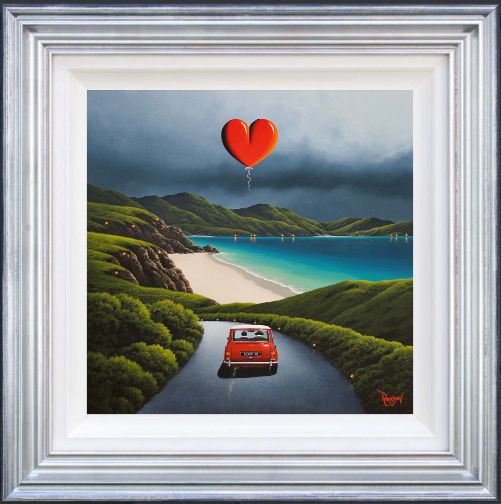 Lake District art original oil painting by David Renshaw. featuring Ted and Doris