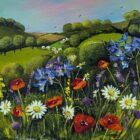 An original mixed media painting by Rozanne Bell.