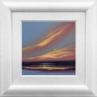 lake district art original acrylic painting by award winning artist jonathan shaw featuring sweeping skies in twilight sunset colours