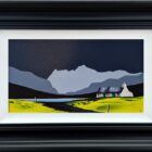lake district art original acrylic painting by artist jay nottingham. Langdale Pikes. Harrison stickle pike o stickle thorn crag pavey ark and bowfell