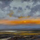 Lake District art original oil painting A Lakeland Evening by local artist Jeff Sudders.