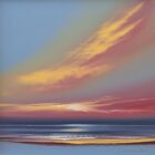 Lake District art original acrylic painting Twiligh Skies by Jonathan Shaw