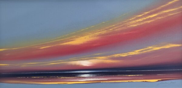 Lake District art original painting Twilight Skies