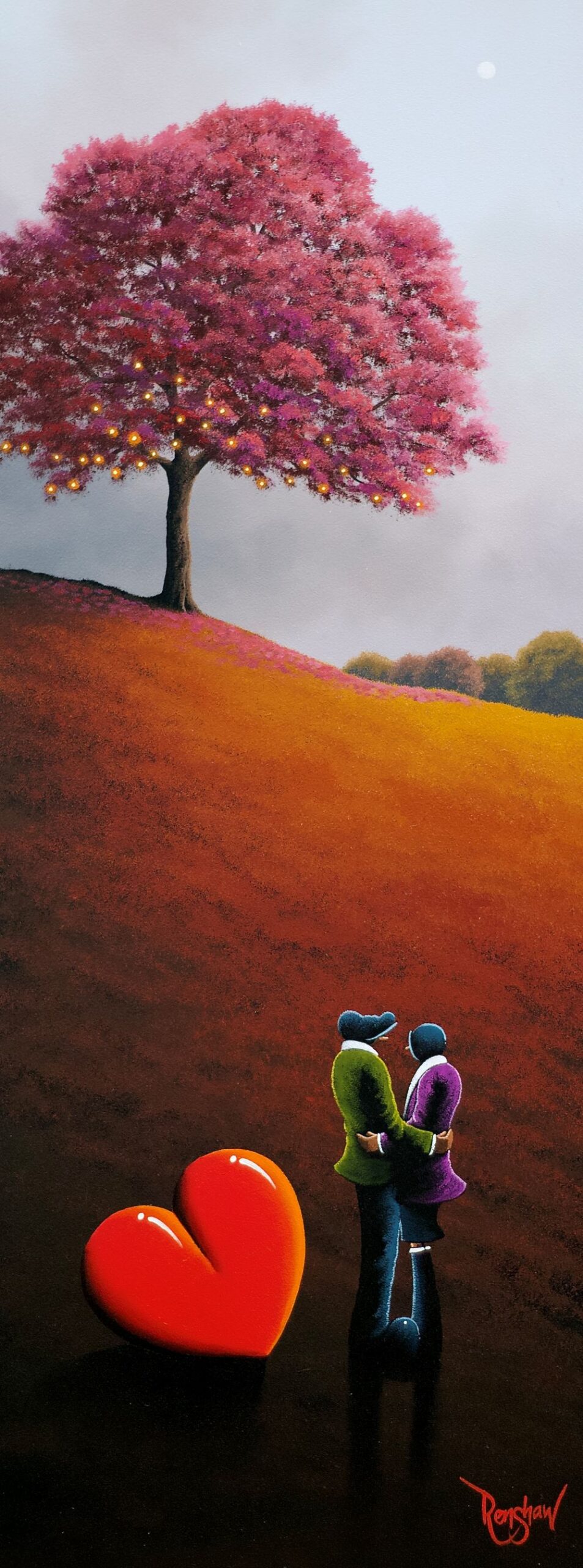 You're the Only One for Me by David Renshaw Portrait oil painting by David Renshaw in the Northern Romance series with Ted and Doris