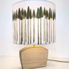 Aurora lampbase in Green by Bob and Eunice from Humblewood handmade in Cumbria