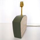 Aurora lampbase in green by Bob and Eunice from Humblewood handmade in Cumbria