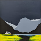 Lake District acrylic painting by Jay Nottingham, of Buttermere, Fleetwith Pike and Honister.