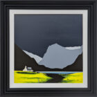 North Lakes original painting of Buttermere framed