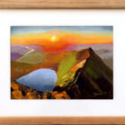 Mixed media painting of Helvellyn