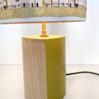 Lumin lampbase in yellow by Bob and Eunice from Humblewood handmade in Cumbria